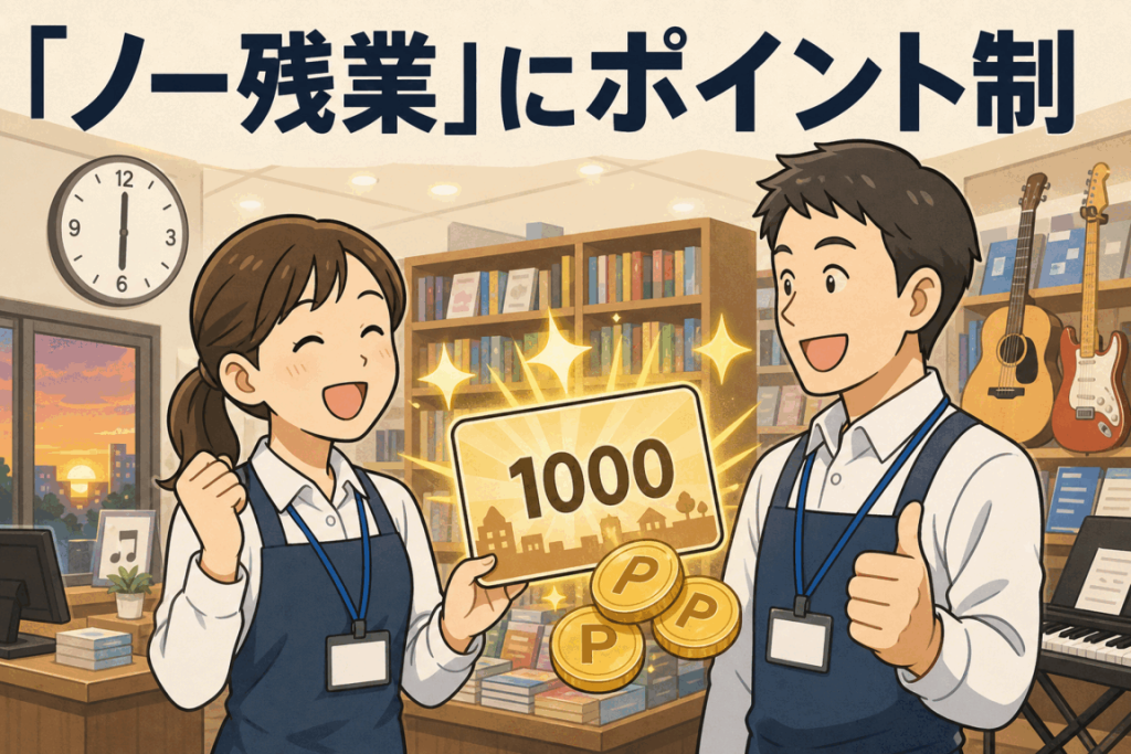 「ノー残業」にポイント制