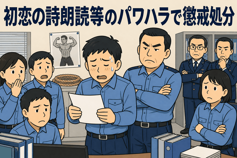 初恋の詩朗読等のパワハラで懲戒処分
