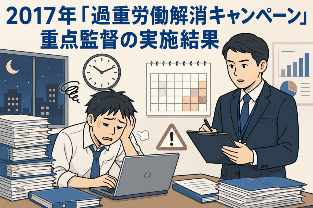2017年「過重労働解消キャンペーン」重点監督の実施結果