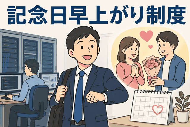 記念日早上がり制度