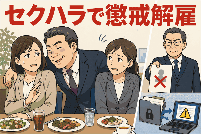 セクハラで懲戒解雇