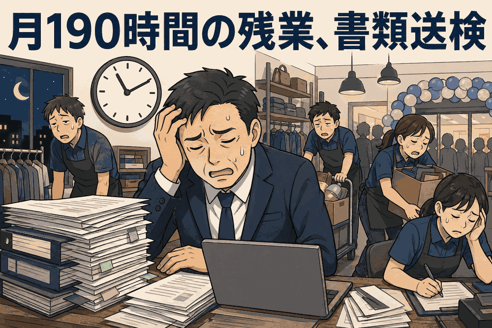 月190時間の残業、書類送検