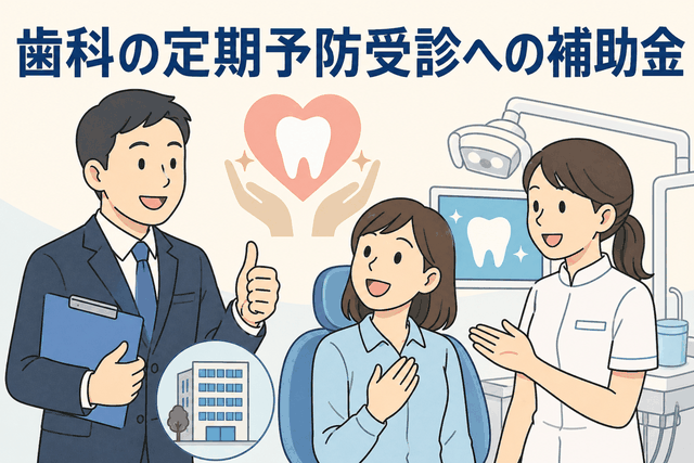 歯科の定期予防受診への補助金