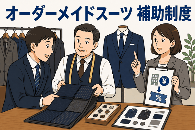 オーダーメイドスーツ 補助制度