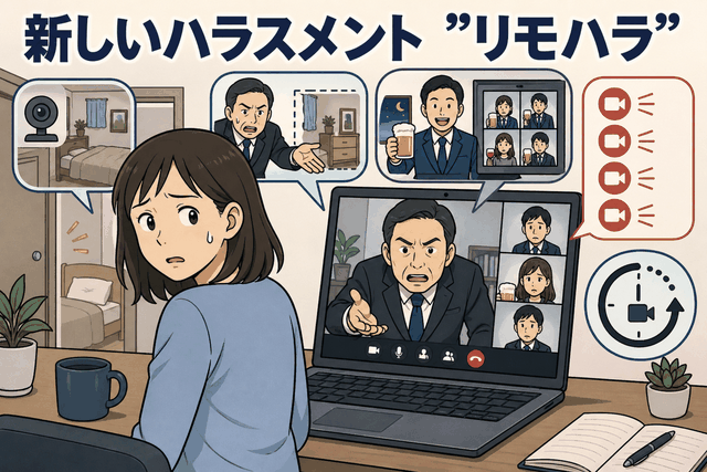 新しいハラスメント ”リモハラ”