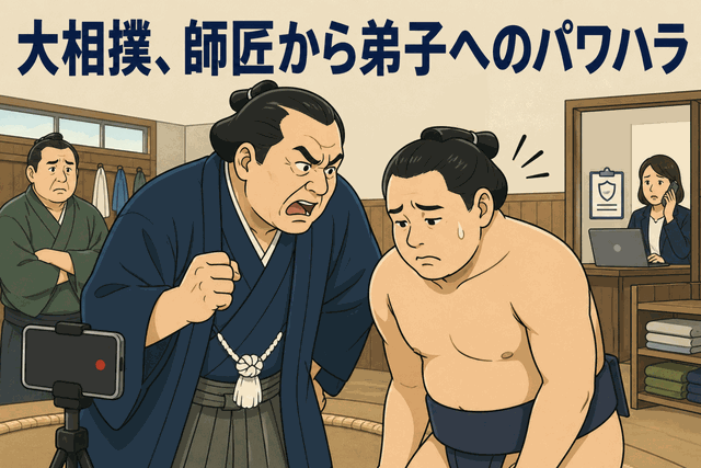大相撲 師匠から弟子へのパワハラ