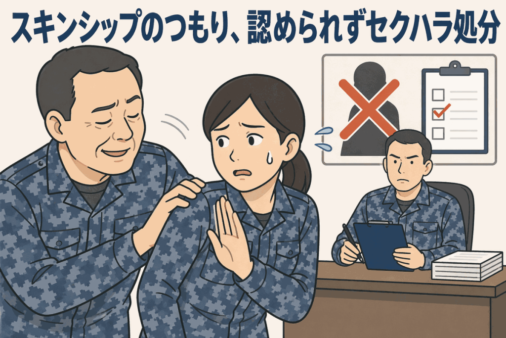 スキンシップのつもり、認められずセクハラ処分