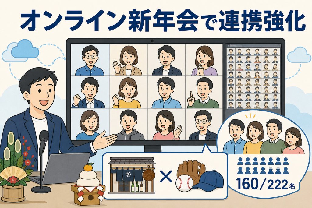 オンライン新年会で連携強化