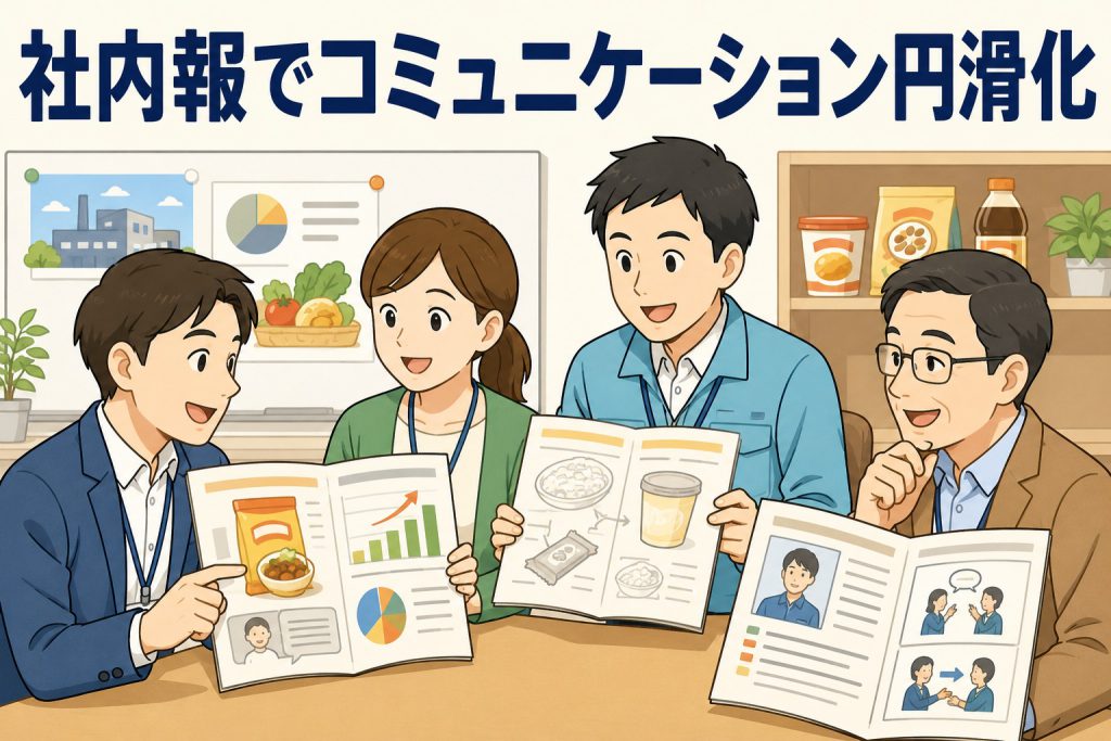 社内報でコミュニケーション円滑化