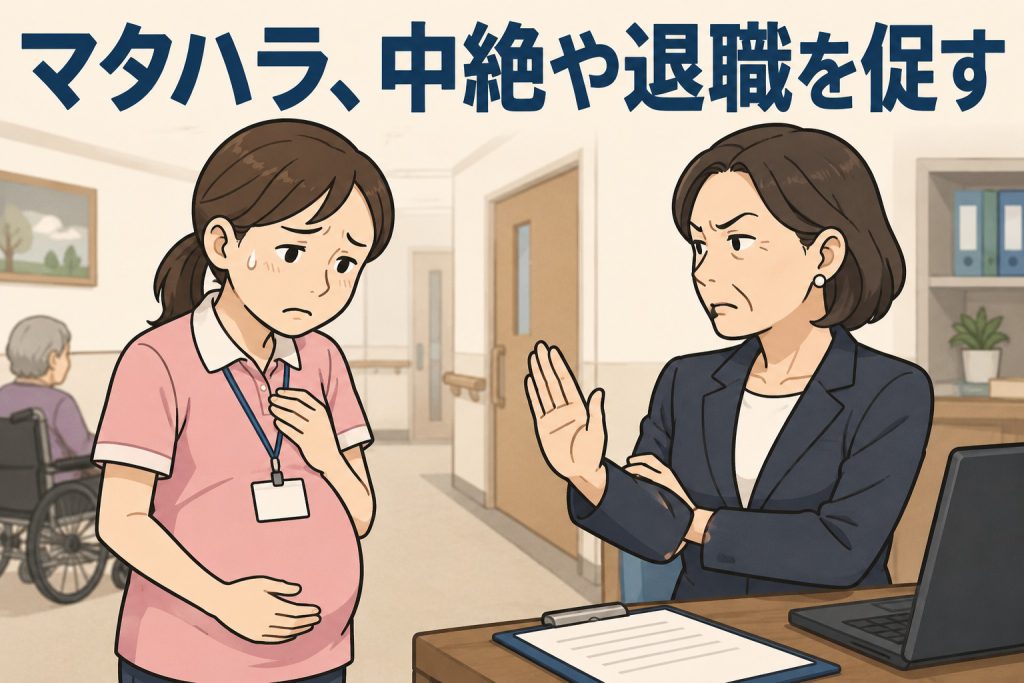 マタハラ、中絶や退職を促す