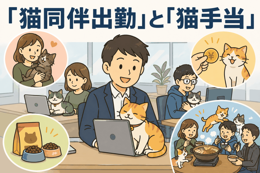 「猫同伴出勤」と「猫手当」
