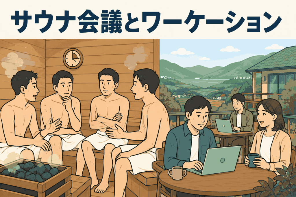サウナ会議とワーケーション