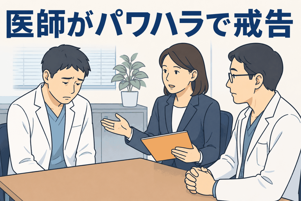 医師がパワハラで戒告