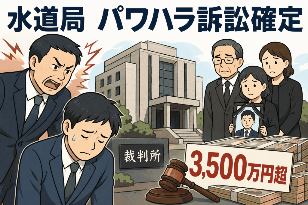 水道局 パワハラ訴訟確定
