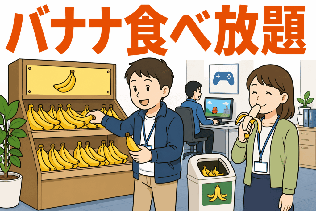 バナナ食べ放題