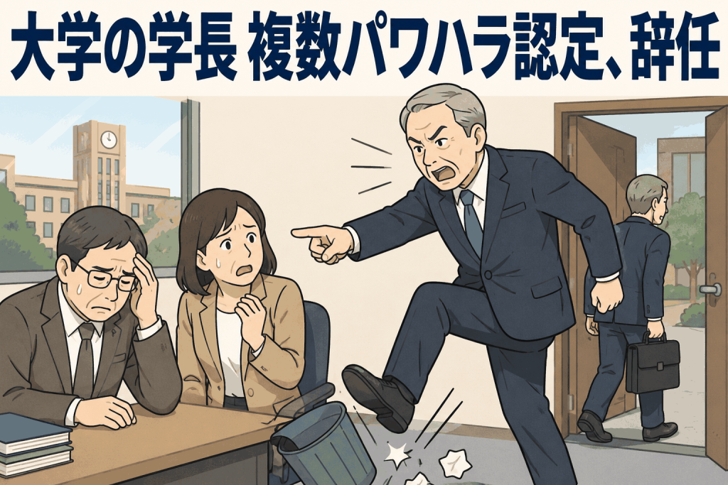 大学の学長 複数パワハラ認定、辞任