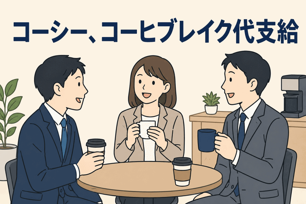「コーシー」、コーヒブレイク代支給