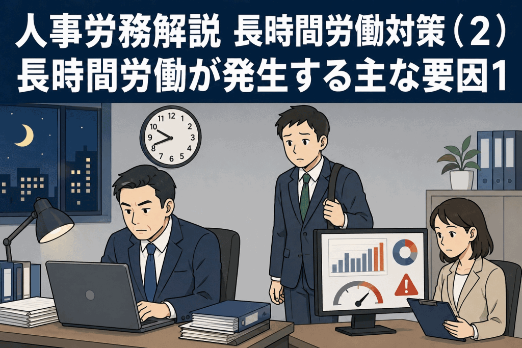 人事労務解説 長時間労働対策(2)「長時間労働が発生する主な要因1」