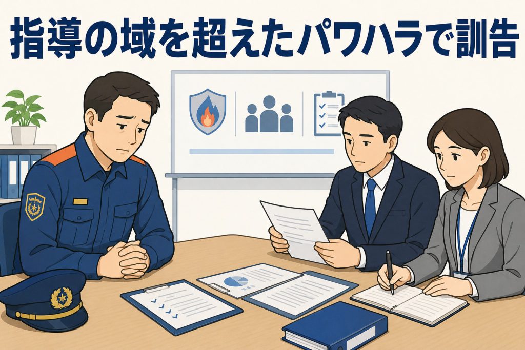 指導の域を超えたパワハラで訓告