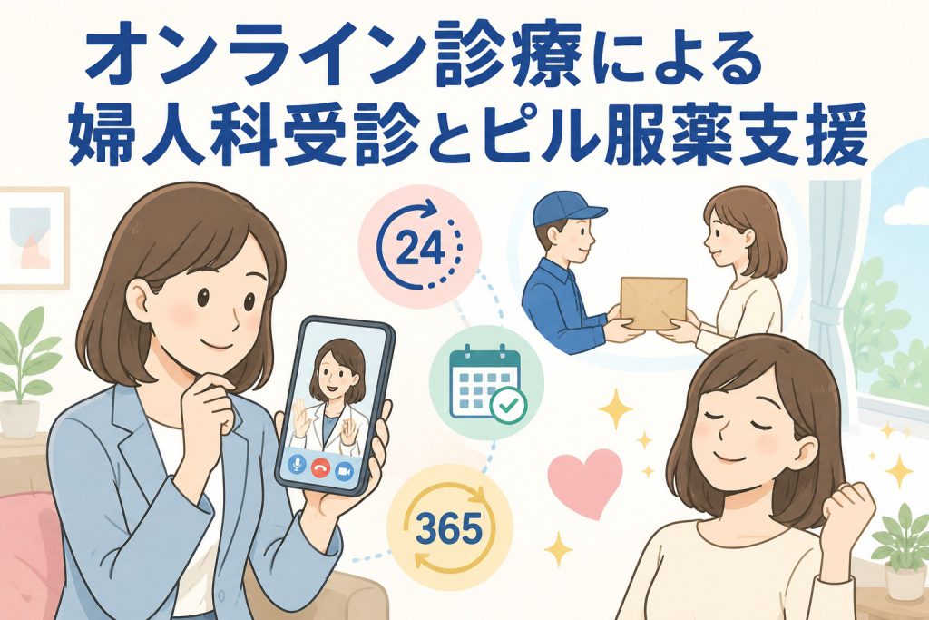 オンライン診療による婦人科受診とピル服薬支援