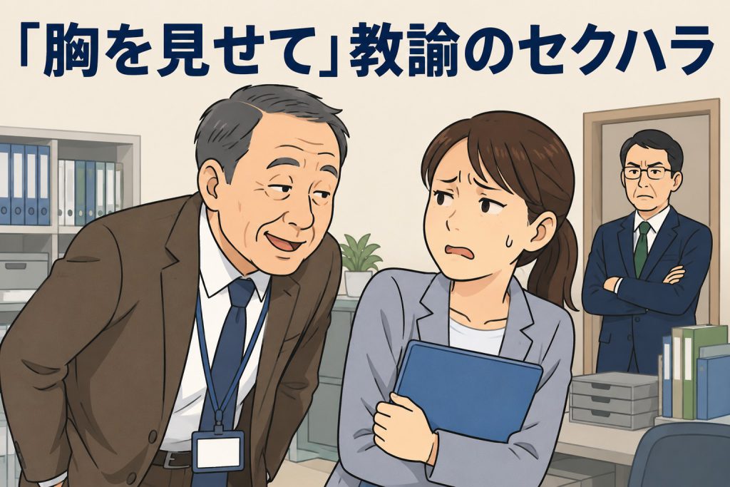 「胸を見せて」教諭のセクハラ