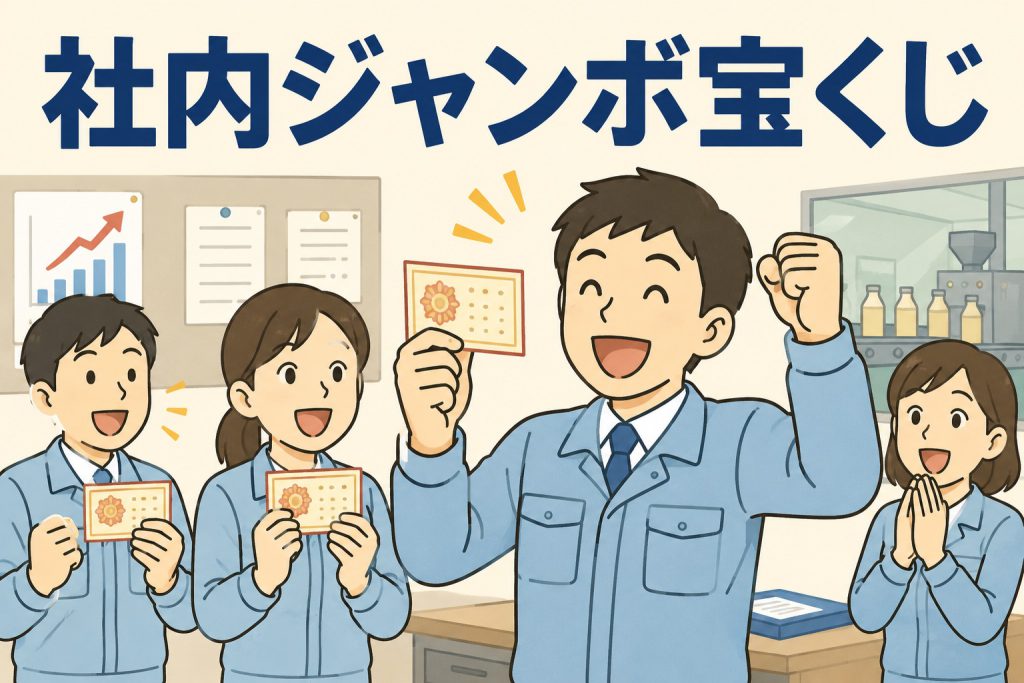 社内ジャンボ宝くじ