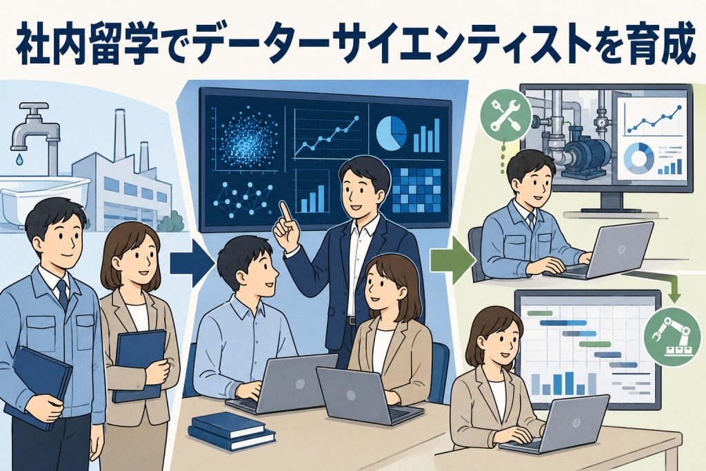 社内留学でデーターサイエンティストを育成
