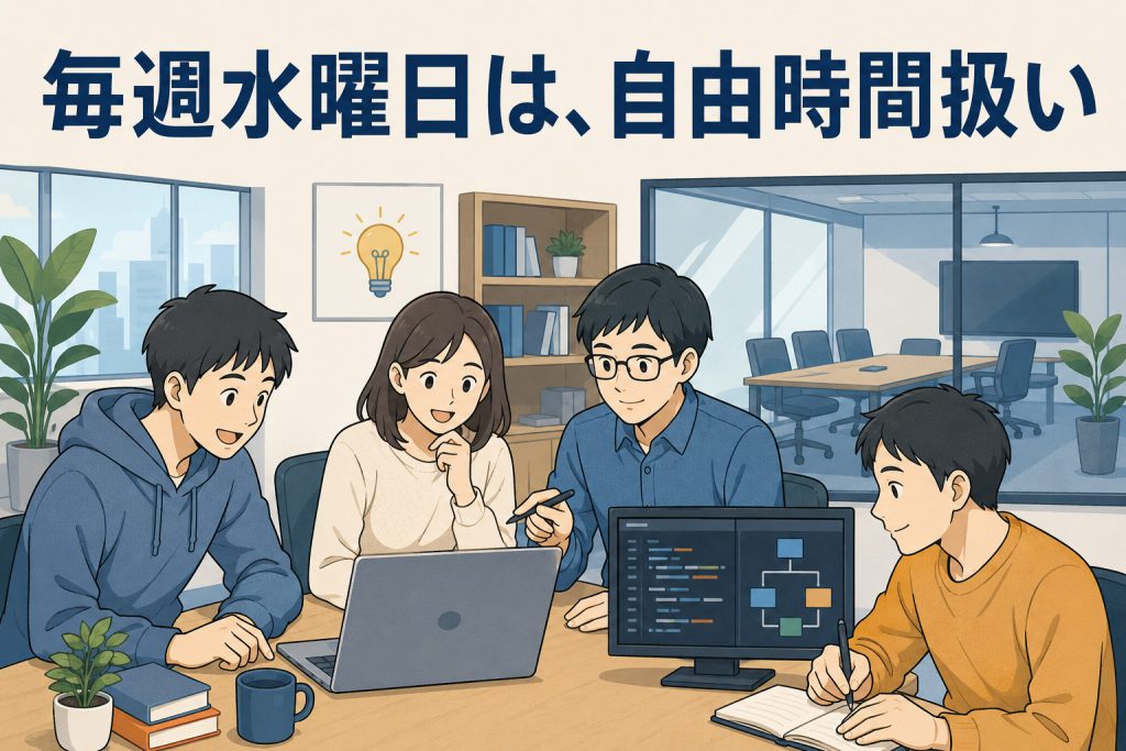 毎週水曜日は、自由時間扱い