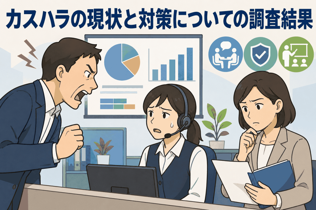 カスハラの現状と対策についての調査結果
