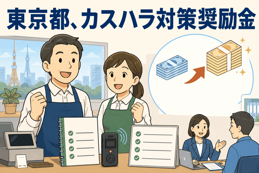 2025年度 東京都、カスハラ対策奨励金
