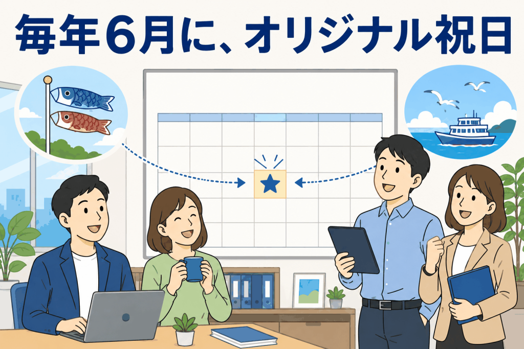 毎年6月に、オリジナル祝日
