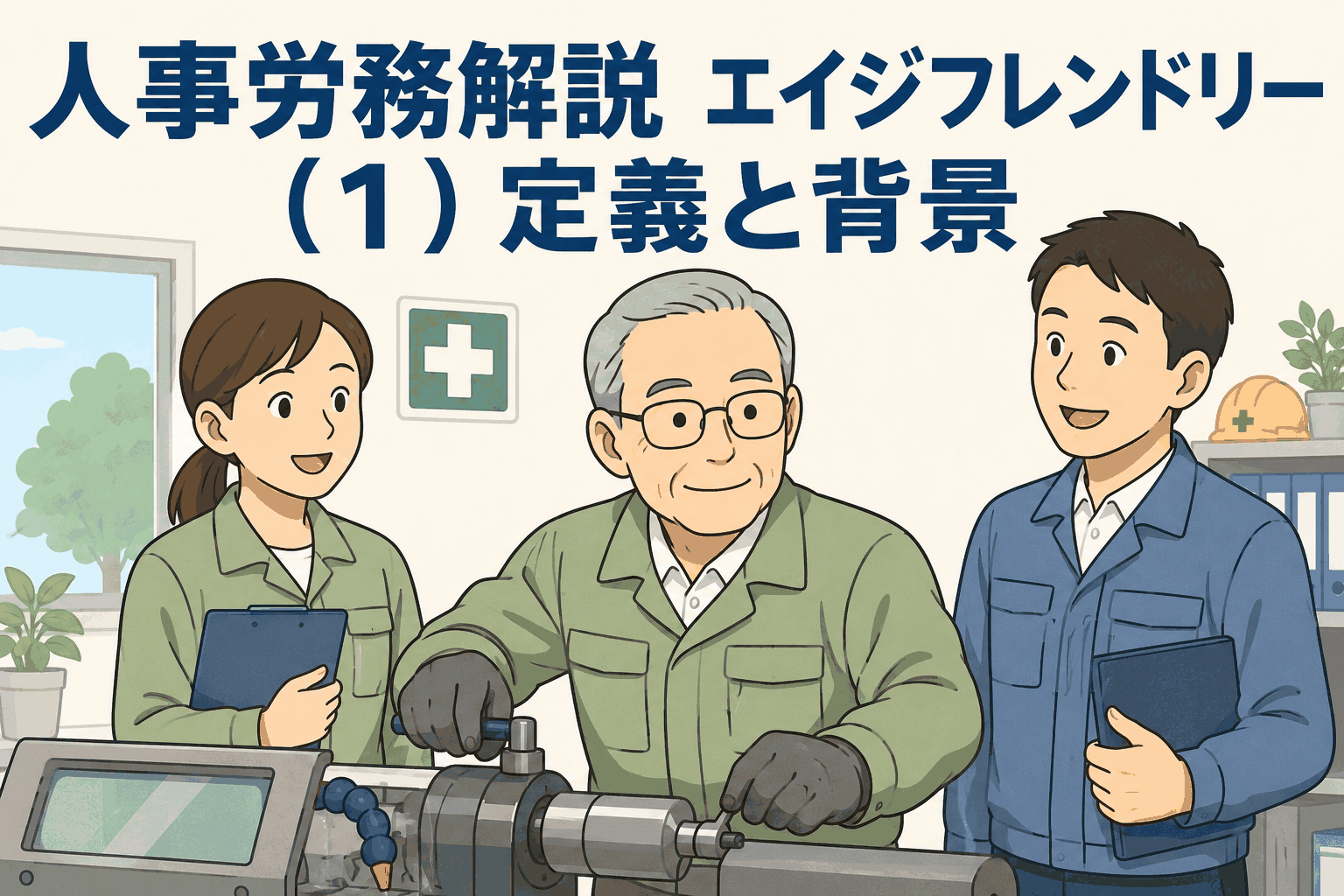 エイジフレンドリーとは？高年齢労働者のための職場環境づくり