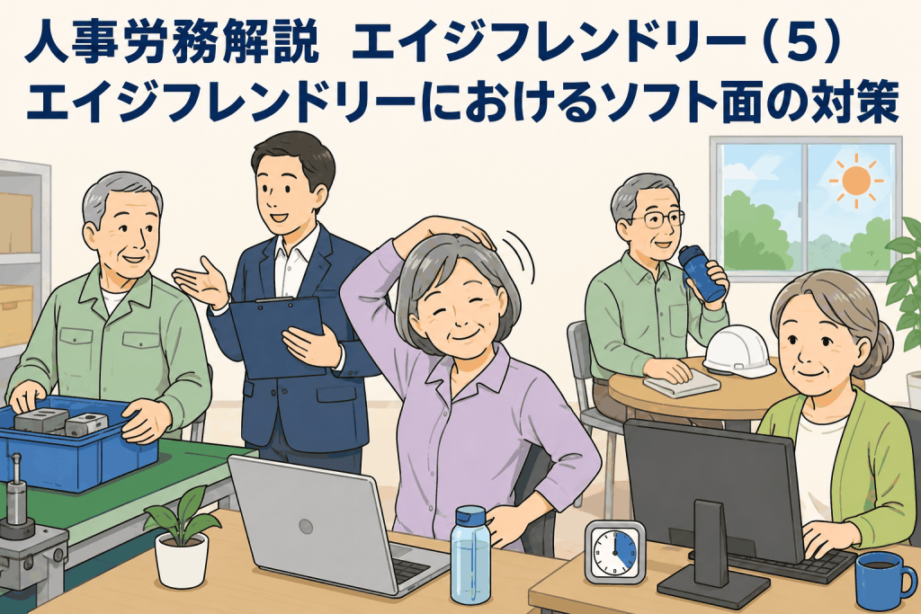 人事労務解説 エイジフレンドリー(5)エイジフレンドリーにおけるソフト面の対策