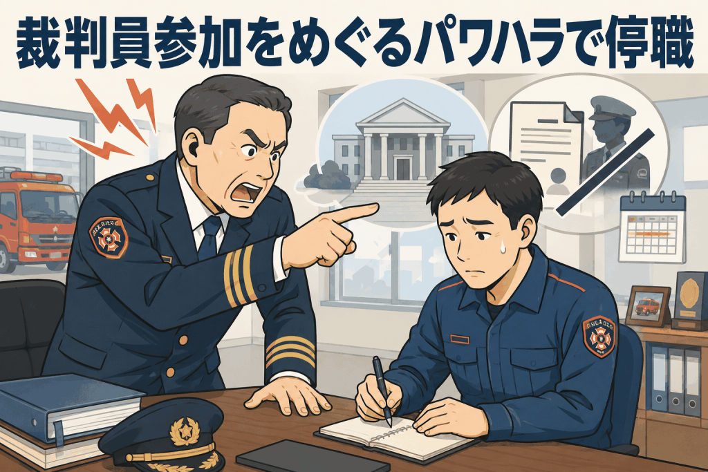 裁判員参加をめぐるパワハラで停職
