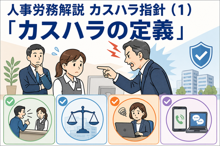 人事労務解説 カスハラ指針（１）「カスハラの定義」