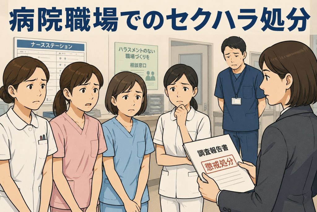 病院職場でのセクハラ処分