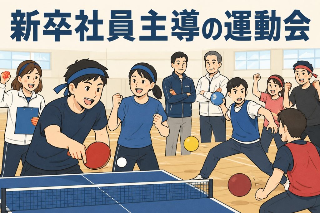 新卒社員主導の運動会