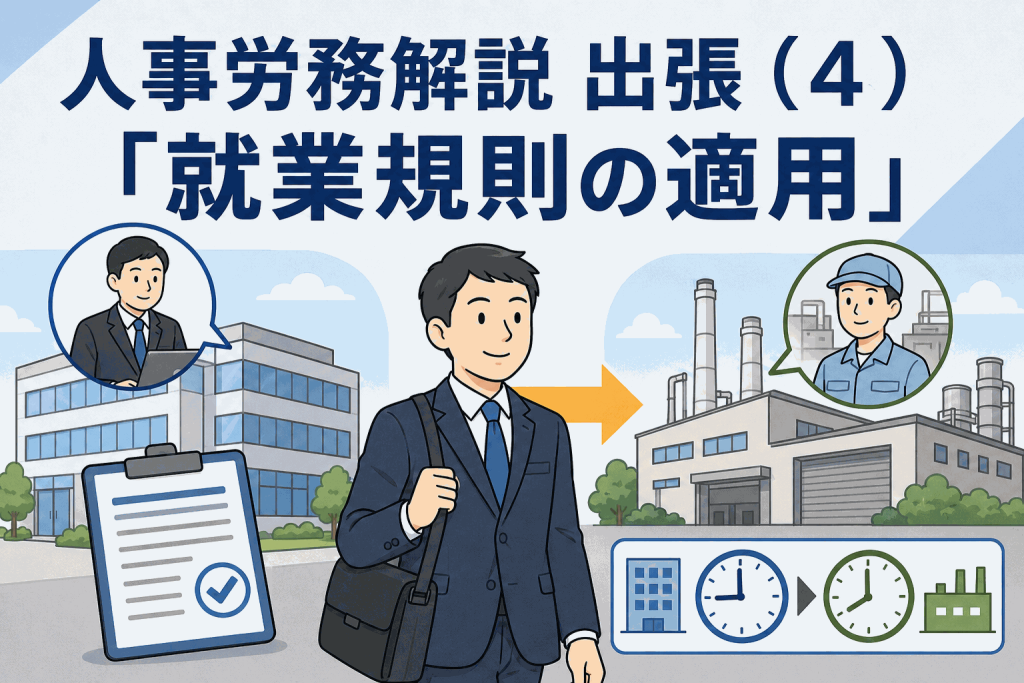 人事労務解説 出張(4)「就業規則の適用」