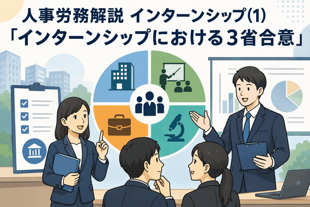 人事労務解説 インターンシップ(1)「インターンシップにおける3省合意」